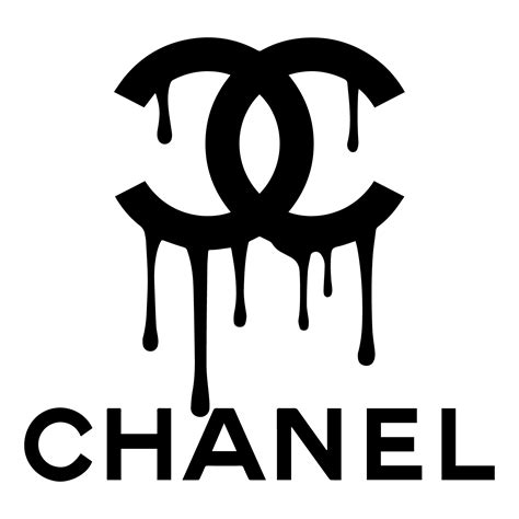 chanel drip logo shirt|dripping Chanel symbol.